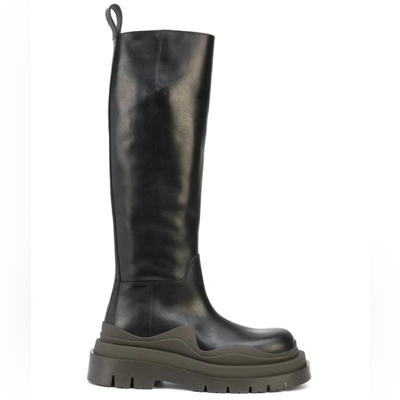 BOTTEGA VENETA WOMEN KNEE HIGH TIRE BOOTS - Picture 2 of 3